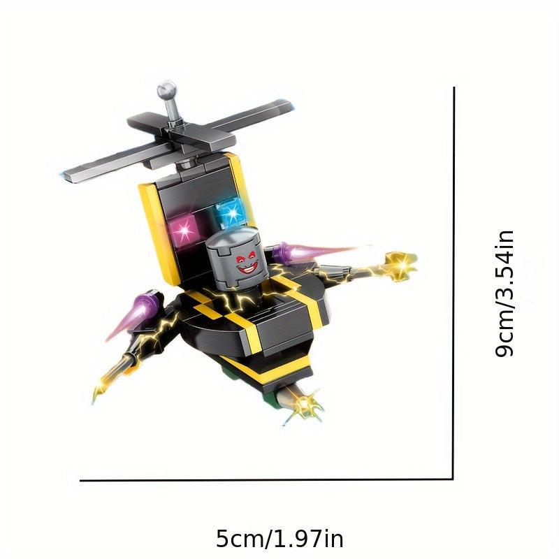 Surveillance Man Sound Man Toilet Stereo TV Monitor Building Blocks