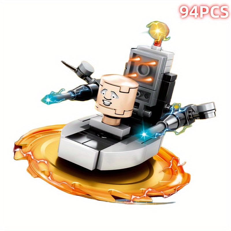 Surveillance Man Sound Man Toilet Stereo TV Monitor Building Blocks
