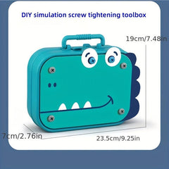 156pcs DIY Screw Tool Box 2D 3D Building Set