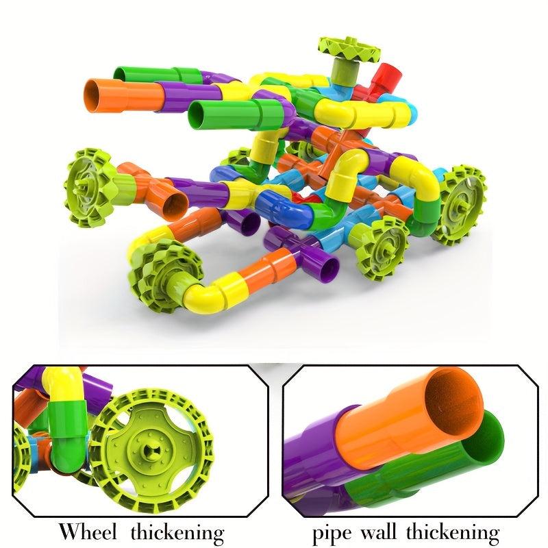 Early Ed DIY Water Pipe Splicing Building Blocks Toys