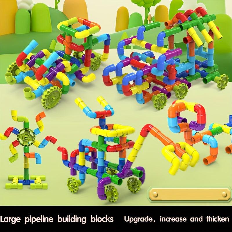 Early Ed DIY Water Pipe Splicing Building Blocks Toys