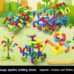 Early Ed DIY Water Pipe Splicing Building Blocks Toys