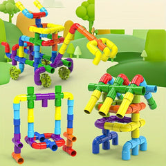Early Ed DIY Water Pipe Splicing Building Blocks Toys