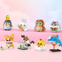 Animal Pet Model Assembly Toys Creative Desktop Ornaments