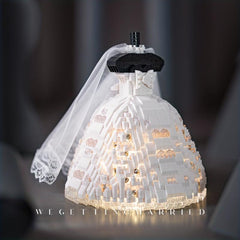 DIY Fishtail Wedding Dress Construction Set