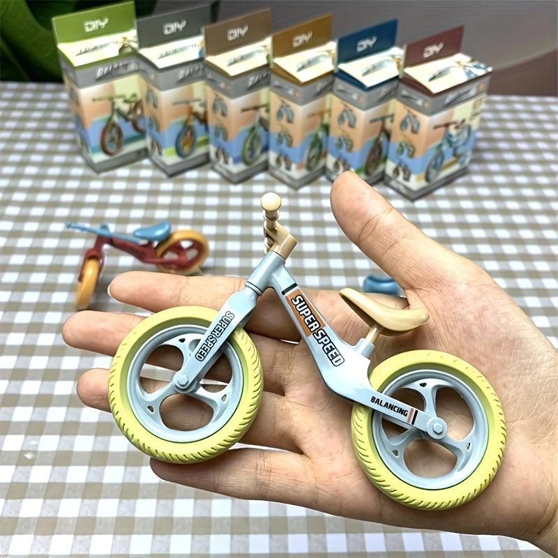 Assembly Car Balance Car Mini Bicycle Children's Handheld Toy