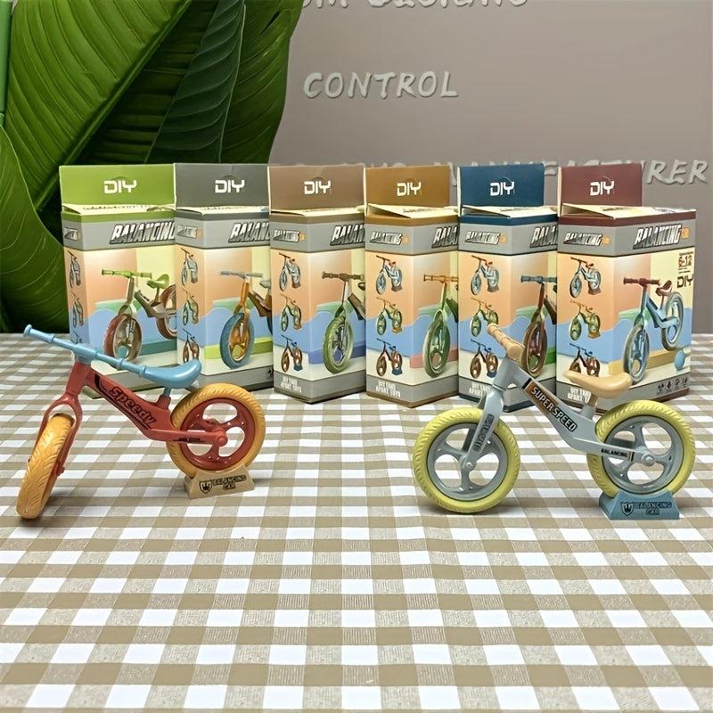 Assembly Car Balance Car Mini Bicycle Children's Handheld Toy