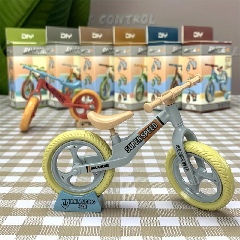 Assembly Car Balance Car Mini Bicycle Children's Handheld Toy
