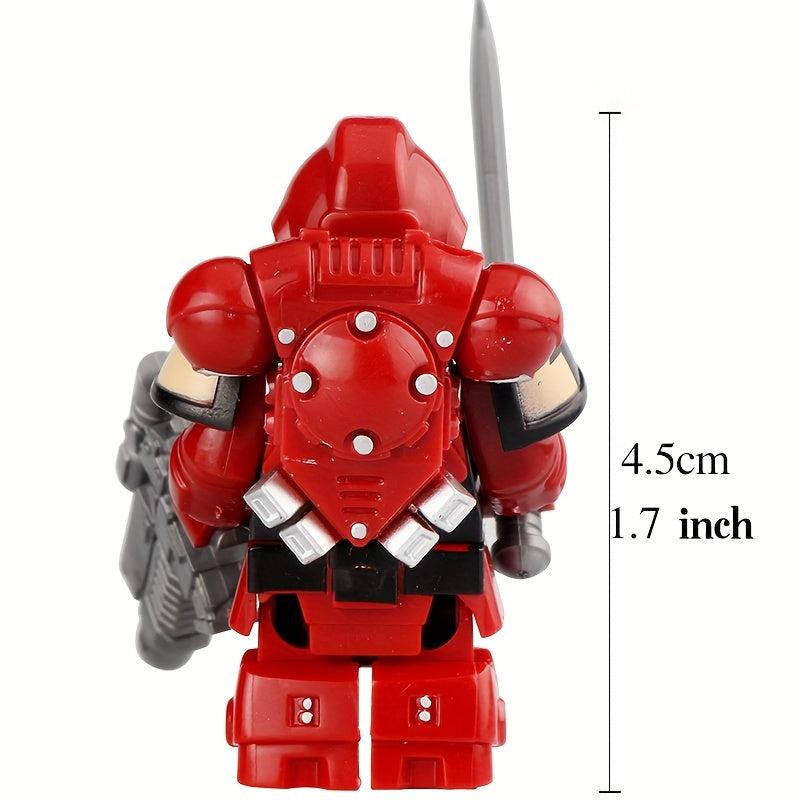 4pcs Anime TV Series Character Toys Building Block Toys
