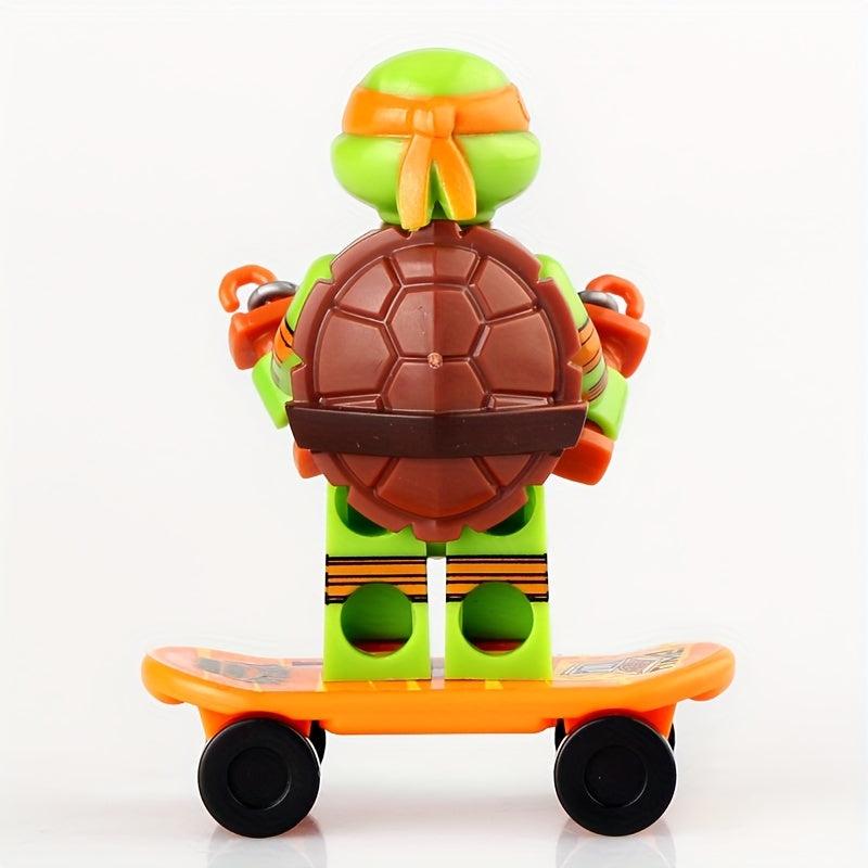 4pcs Anime TV Series Character Toys Building Block Toys