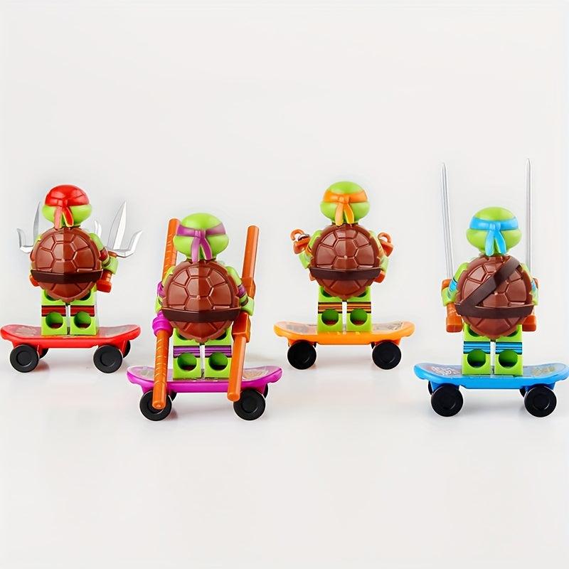 4pcs Anime TV Series Character Toys Building Block Toys