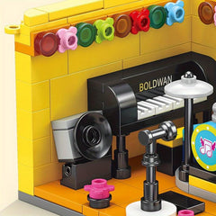 Musician Room Building Blocks DIY Mini Indoor Model