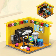Musician Room Building Blocks DIY Mini Indoor Model