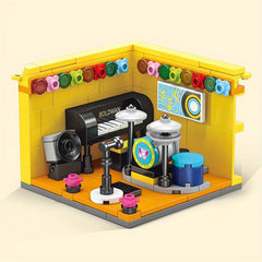 Musician Room Building Blocks DIY Mini Indoor Model