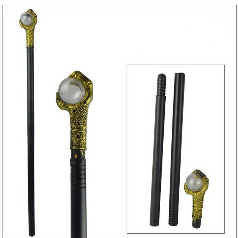 Snake Head Ball Scepter Costume Magic Wand Halloween Weapons