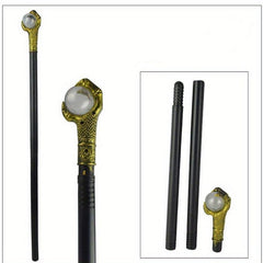 Snake Head Ball Scepter Costume Magic Wand Halloween Weapons