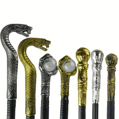 Snake Head Ball Scepter Costume Magic Wand Halloween Weapons