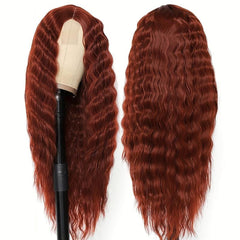 Long Curly Fluffy Wig for Daily Party Decors Photography Props