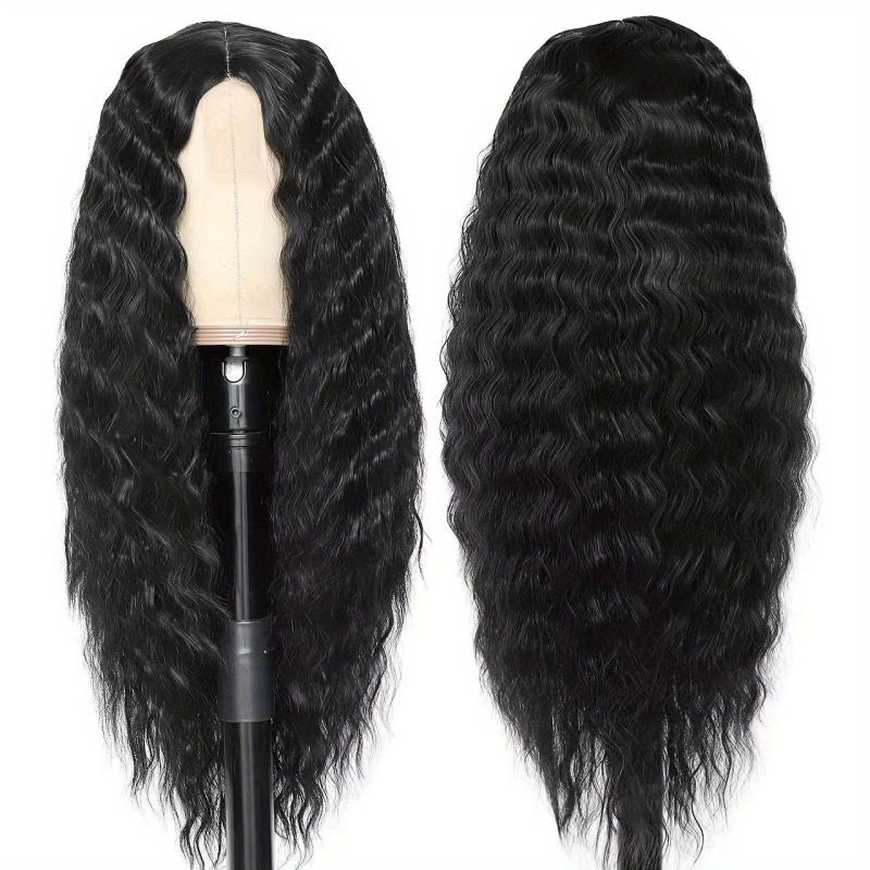 Long Curly Fluffy Wig for Daily Party Decors Photography Props