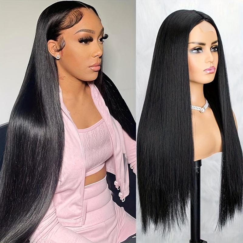 66cm Long Straight Wig for Women - Synthetic Hair - Cosplay Party Halloween
