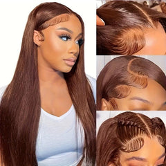 66cm Long Straight Wig for Women - Synthetic Hair - Cosplay Party Halloween