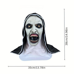 Scary Halloween Ghost Face Latex Head Cover for Men