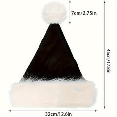 1pc 4 Colors Fluffy Christmas Hat Halloween Cosplay Costume Props
