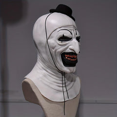 Halloween Clown Mask Creepy Demon Evil Latex Mask Masquerade Party Costume Props