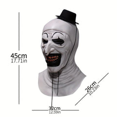 Halloween Clown Mask Creepy Demon Evil Latex Mask Masquerade Party Costume Props
