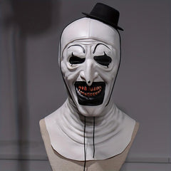 Halloween Clown Mask Creepy Demon Evil Latex Mask Masquerade Party Costume Props