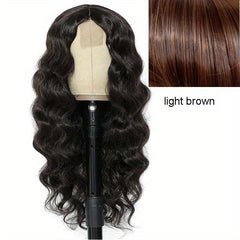 Heat Resistant Long Wavy Wig - Long Curly Wig For Daily Party Use