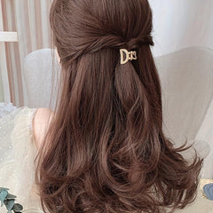 6pcs Geometric Hollow Small Hair Claw Clamps Hair Crab Clip Accessories