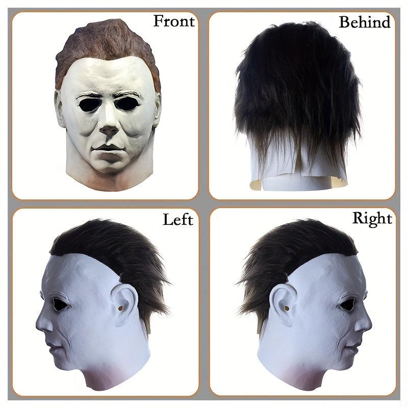 Halloween Horror Costume Men's Mask Masquerade Party Prop Latex Full Face Mask