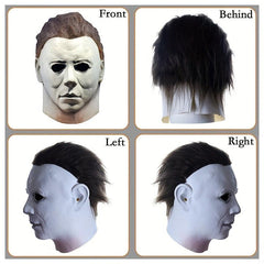 Halloween Horror Costume Men's Mask Masquerade Party Prop Latex Full Face Mask