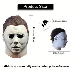Halloween Horror Costume Men's Mask Masquerade Party Prop Latex Full Face Mask