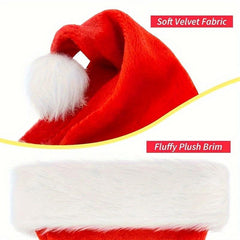 1pc Thickened Warm Christmas Hat Long Fluffy Halloween Cosplay Costume Props