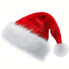 1pc Thickened Warm Christmas Hat Long Fluffy Halloween Cosplay Costume Props