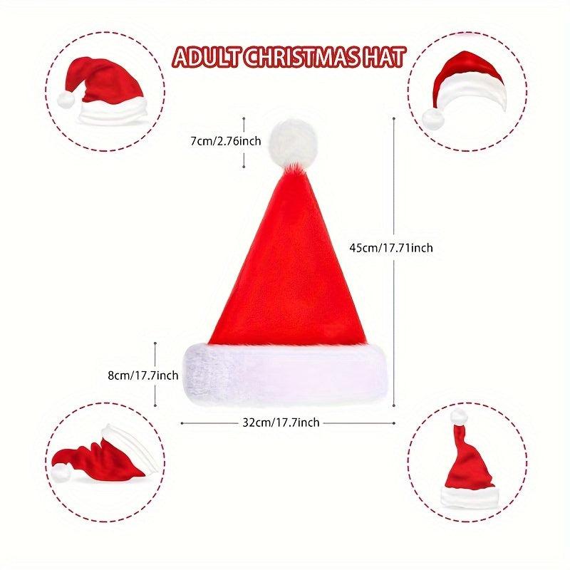 1pc Thickened Warm Christmas Hat Long Fluffy Halloween Cosplay Costume Props