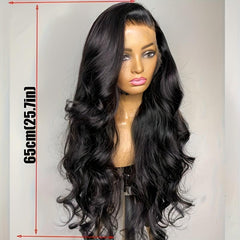 66cm Long Curly Wig with Bangs for Shooting Props