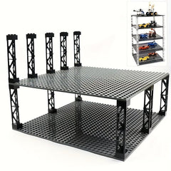 4pcs Small Building Block Compatible With 58827 Parts, Train Track Support