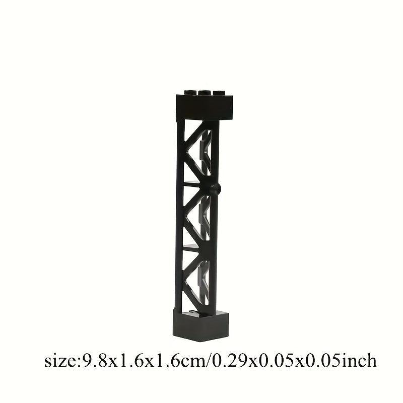 4pcs Small Building Block Compatible With 58827 Parts, Train Track Support