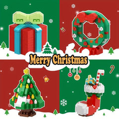 Christmas Building Blocks Assembled Toy For Boys And Girls