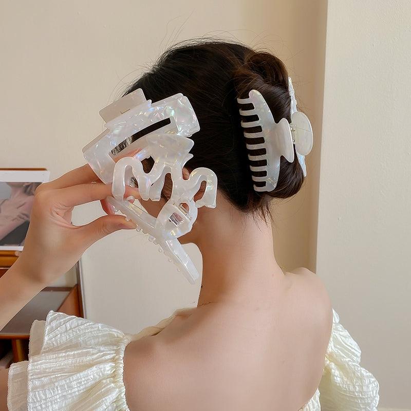 1Pc Acetate Hair Clips Women Mermaid Vintage Hairpin Hair Clips Hair Accessories