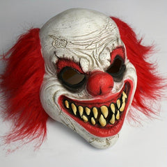 Men's Halloween Scary Clown Joker Mask Costume Party Latex Mask
