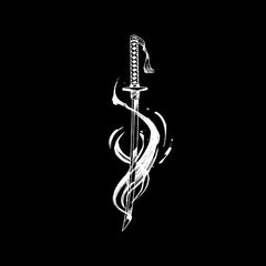 Waterproof Ink Katana Herbal Tattoo Stickers