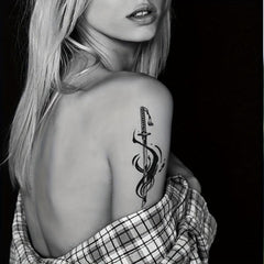 Waterproof Ink Katana Herbal Tattoo Stickers