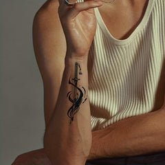 Waterproof Ink Katana Herbal Tattoo Stickers