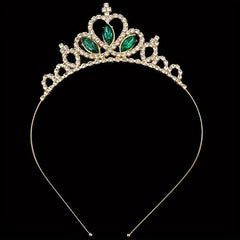 Princess Baroque Style Tiara Rhinestone Crown Hair Accessories