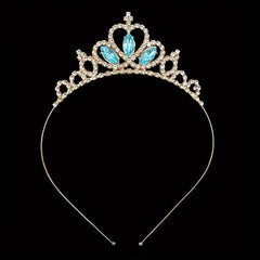 Princess Baroque Style Tiara Rhinestone Crown Hair Accessories