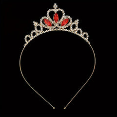 Princess Baroque Style Tiara Rhinestone Crown Hair Accessories